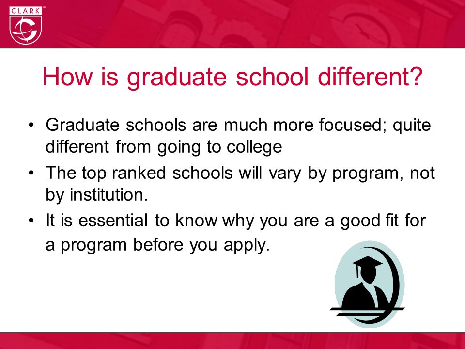 How is graduate school different.
