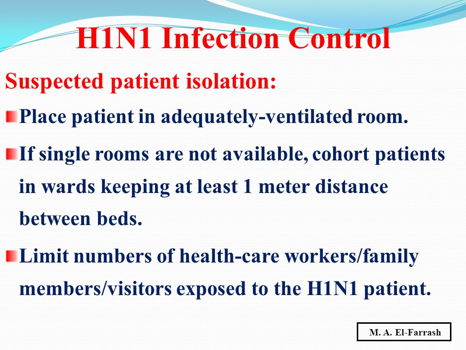 Suspected patient isolation: Place patient in adequately-ventilated room.