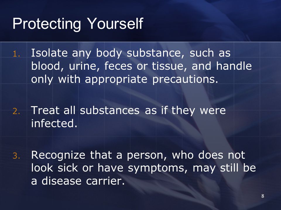Protecting Yourself 1.