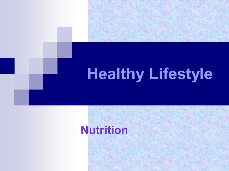 Healthy Lifestyle Nutrition