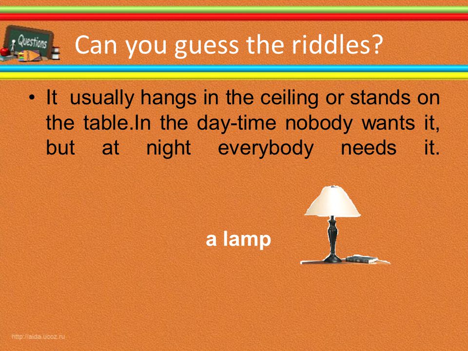 Can you guess the riddles.