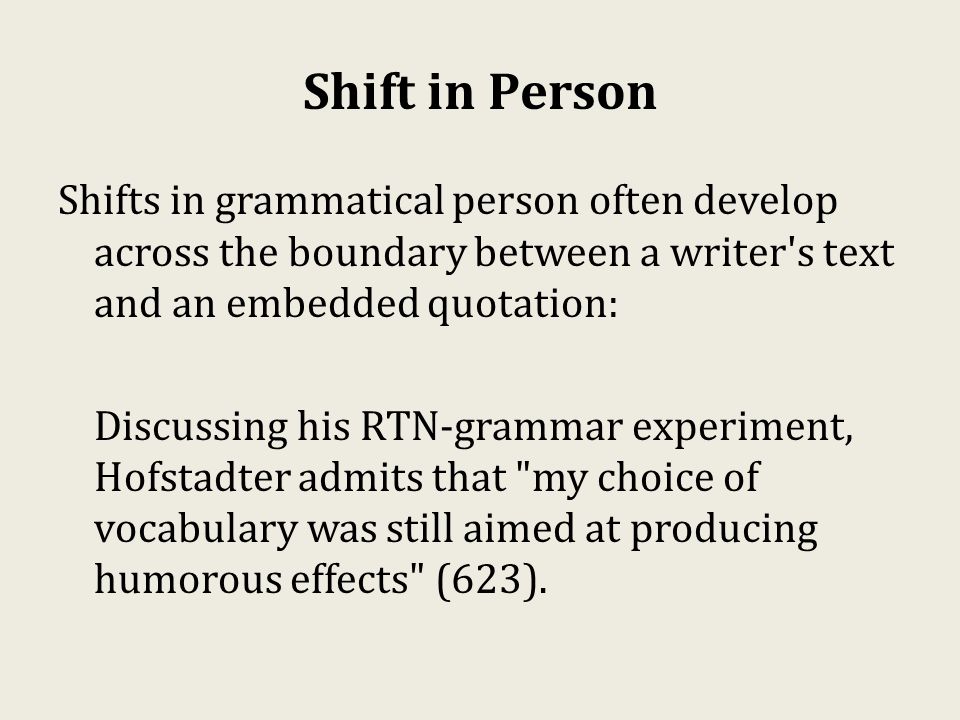 embedded quotation