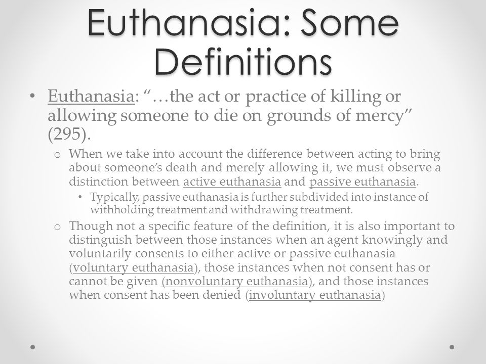 is euthanasia morally correct is euthanasia morally correct