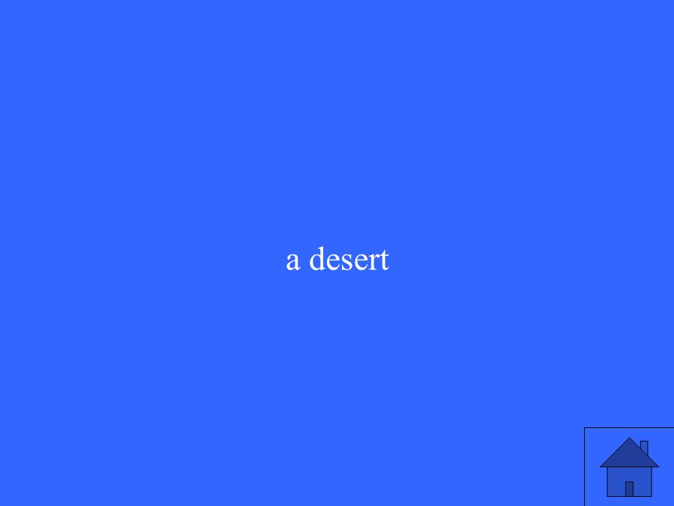 a desert