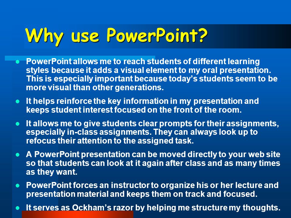 powerpoint presentation examples for students