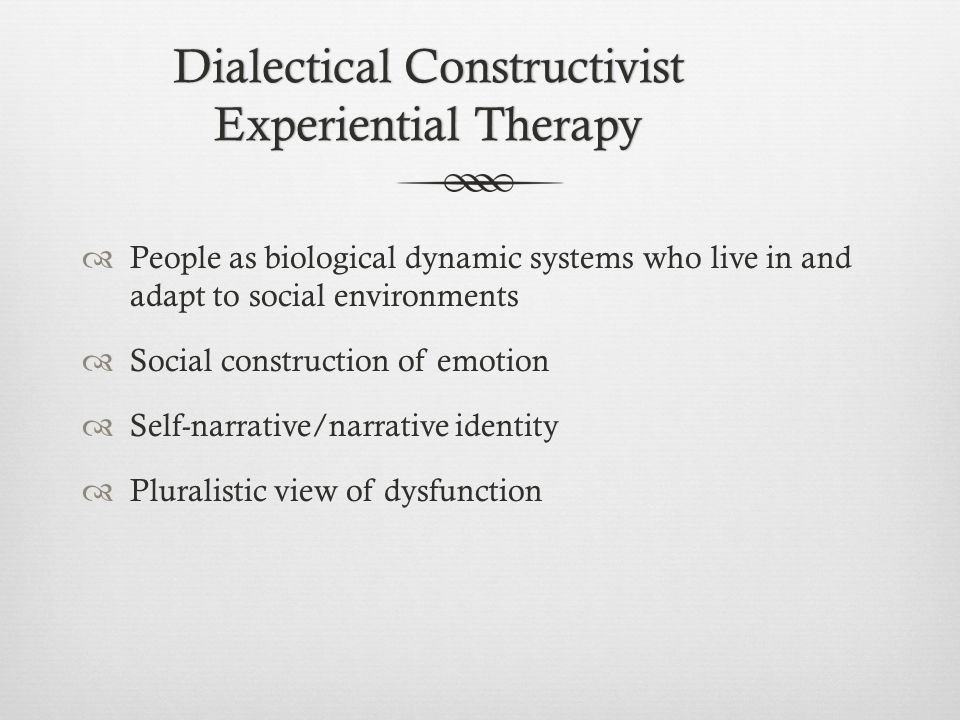 experiential therapy