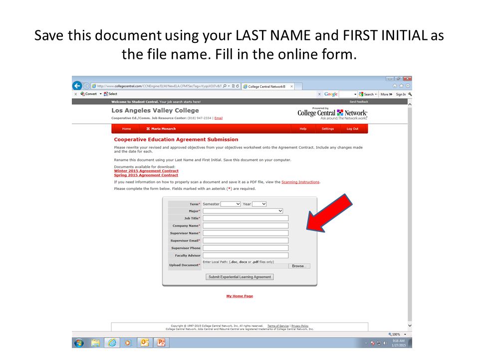 Save this document using your LAST NAME and FIRST INITIAL as the file name.