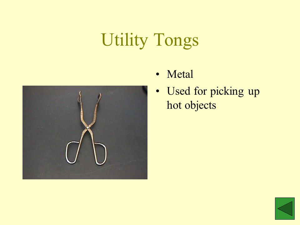 Utility Tongs Metal Used for picking up hot objects