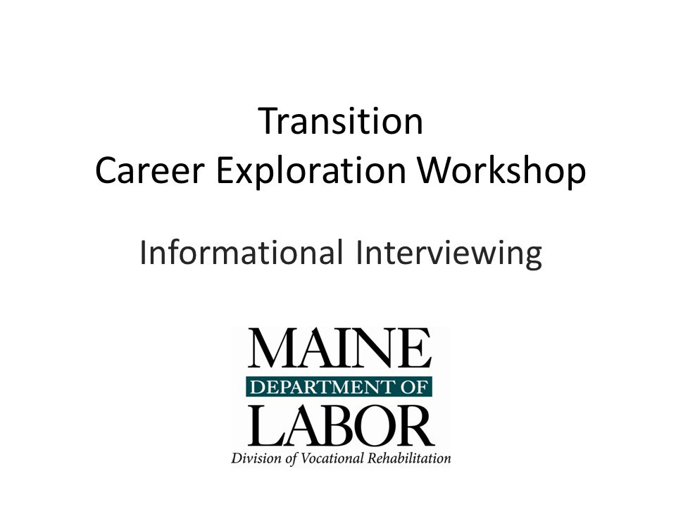 informational interviewing