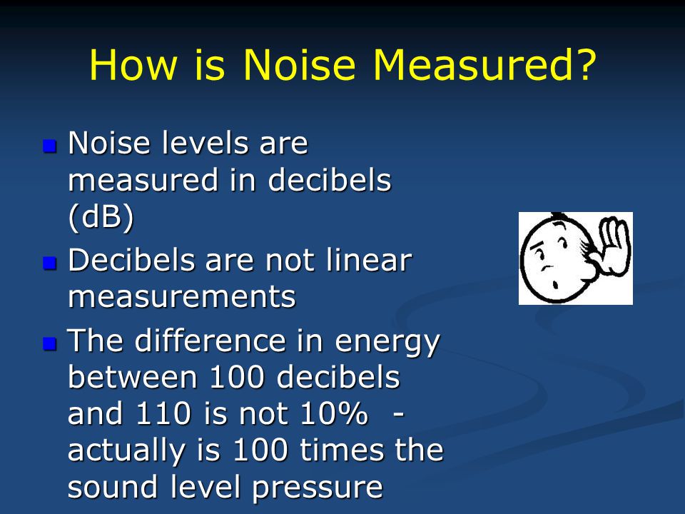 How is Noise Measured.