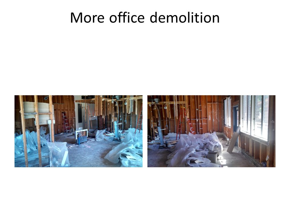 Office demolition
