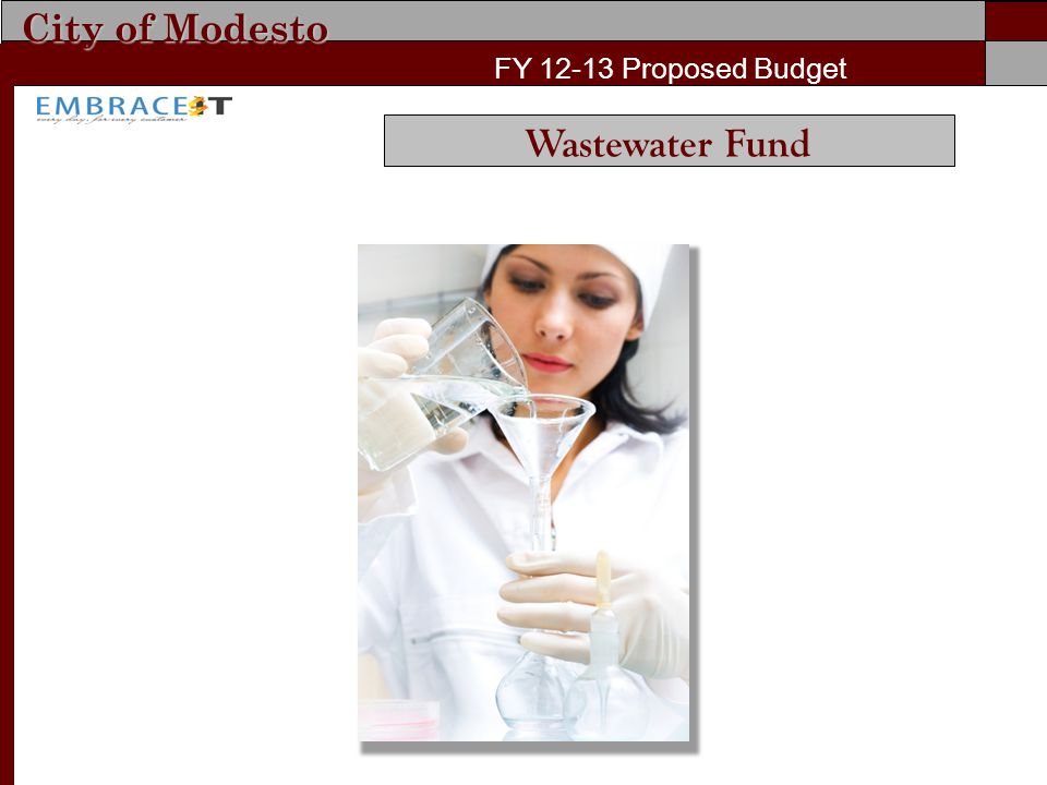 city of modesto fy proposed budget utility funds utility planning modesto public works