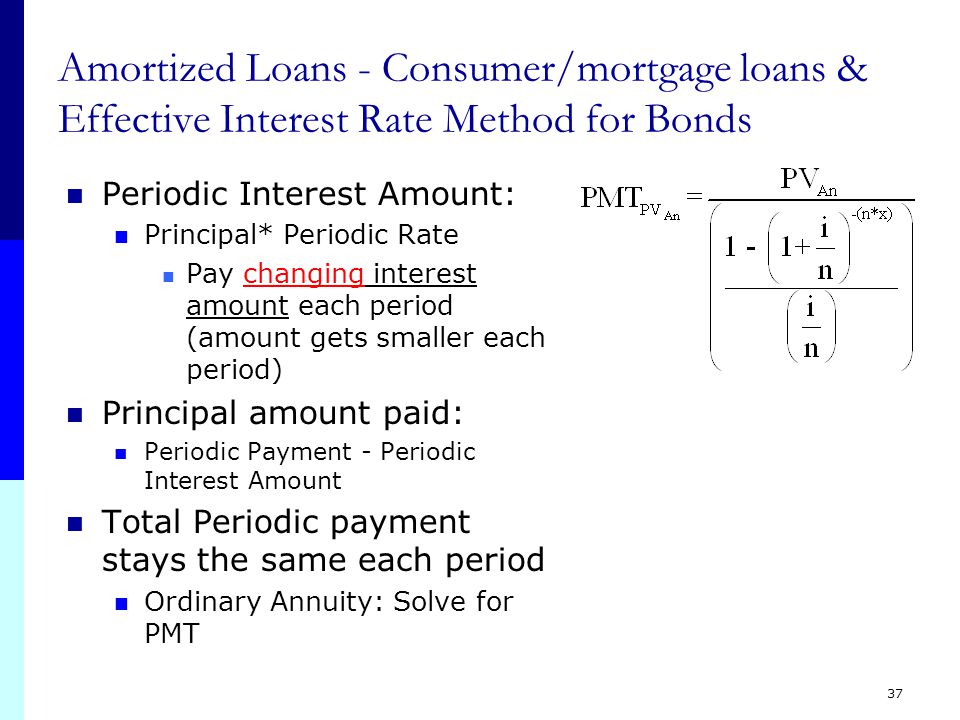 36 Amortized Loans: Medium-term Business Loans