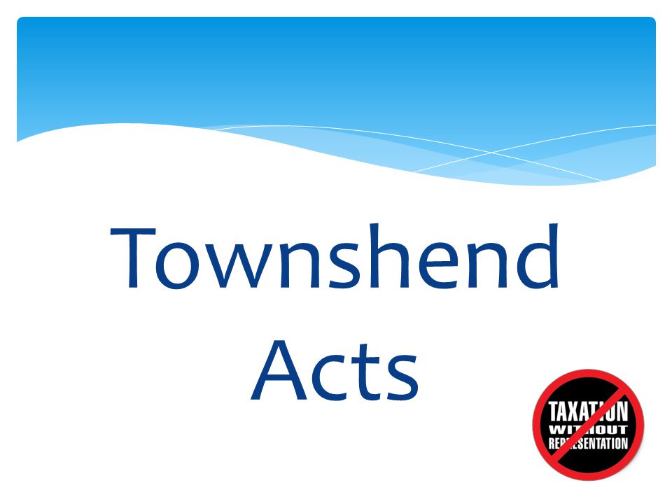 Townshend Acts