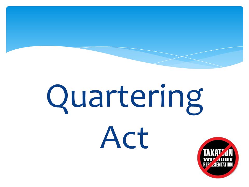 Quartering Act