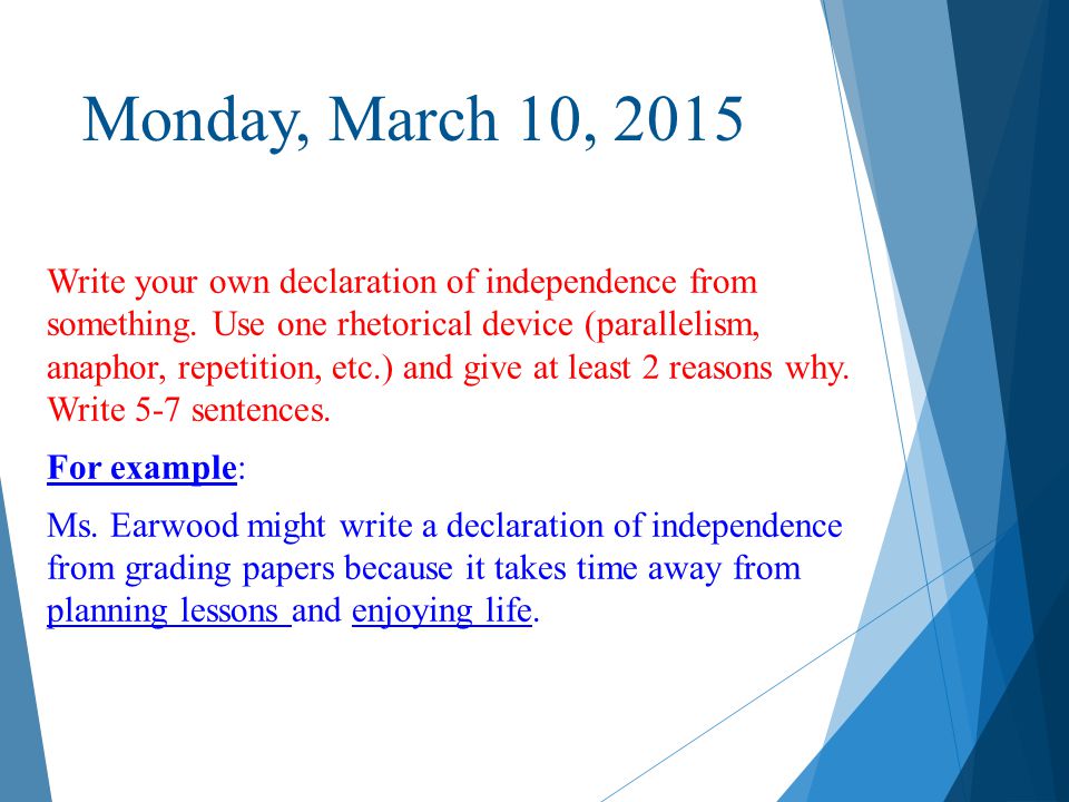 Essays On The Declaration Of Independence