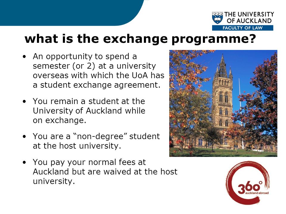 what is the exchange programme.