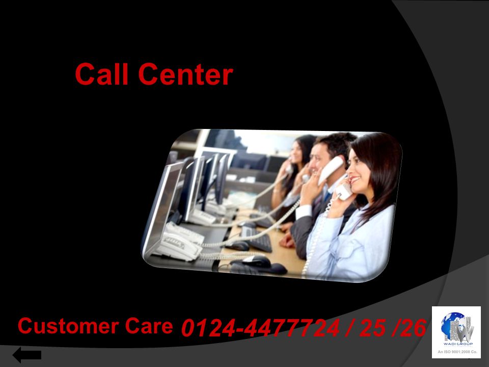Call Center Customer Care / 25 /26