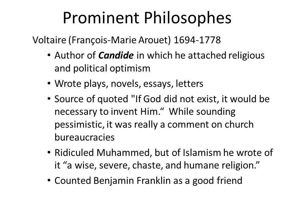 Candide Essay