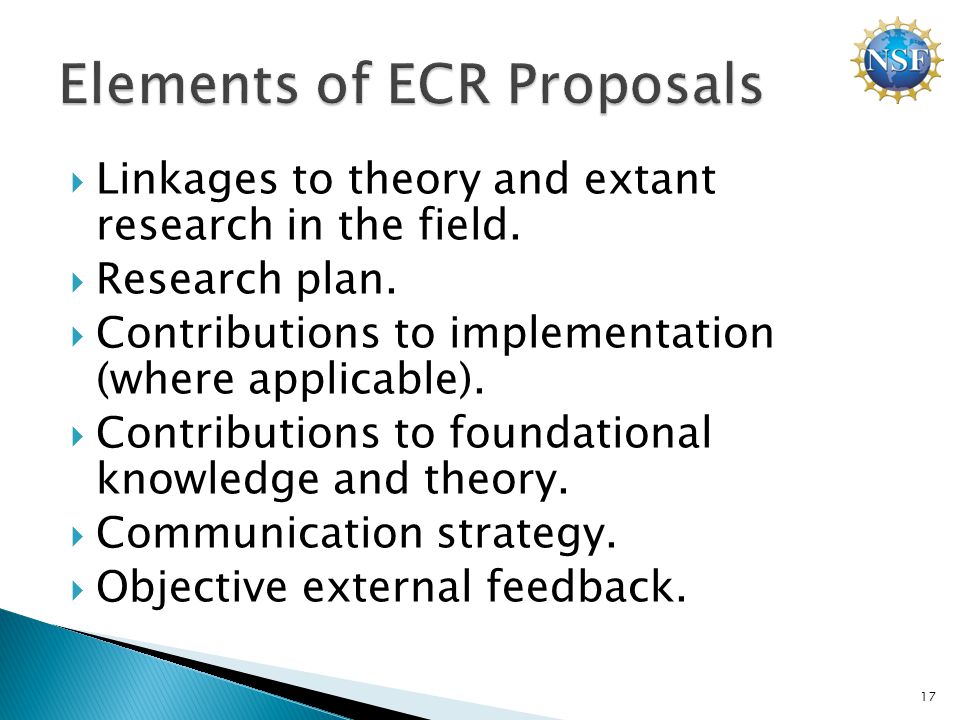  Linkages to theory and extant research in the field.