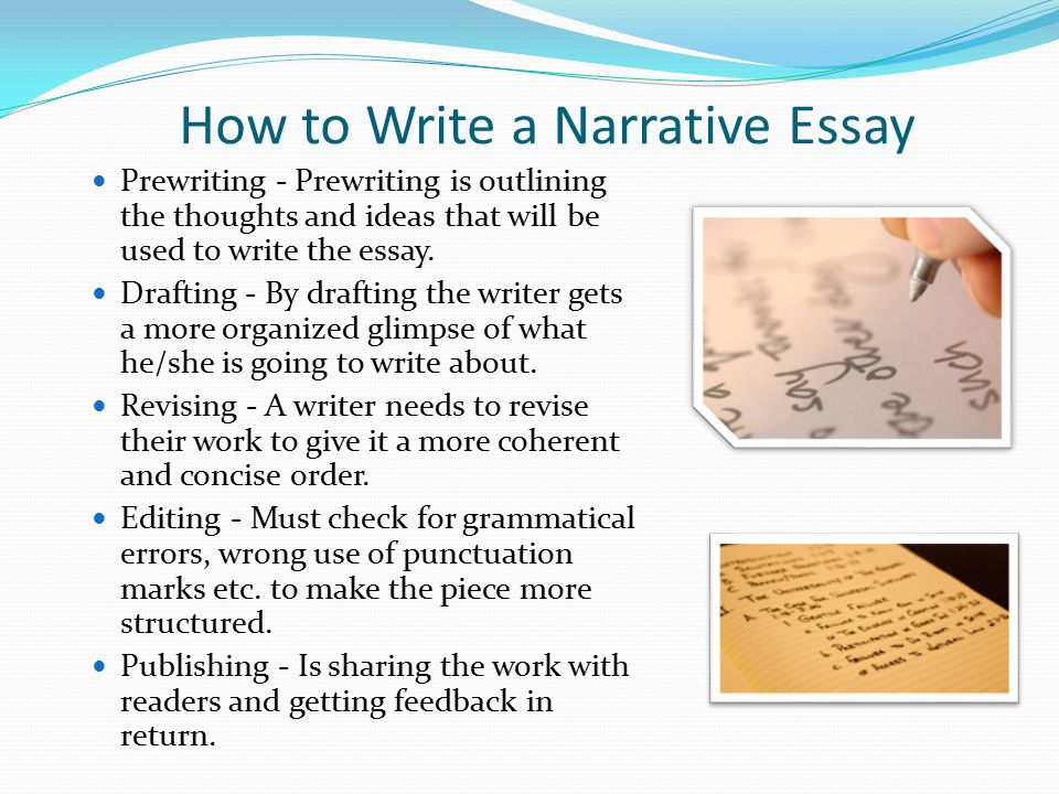 Rules of writing a narrative essay