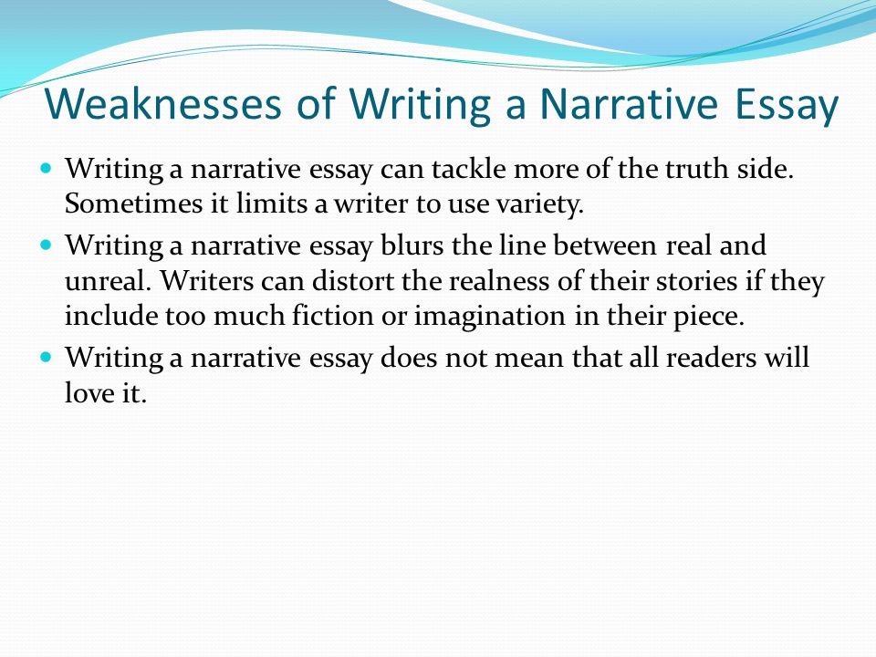 Narrative Essay Writing Examples