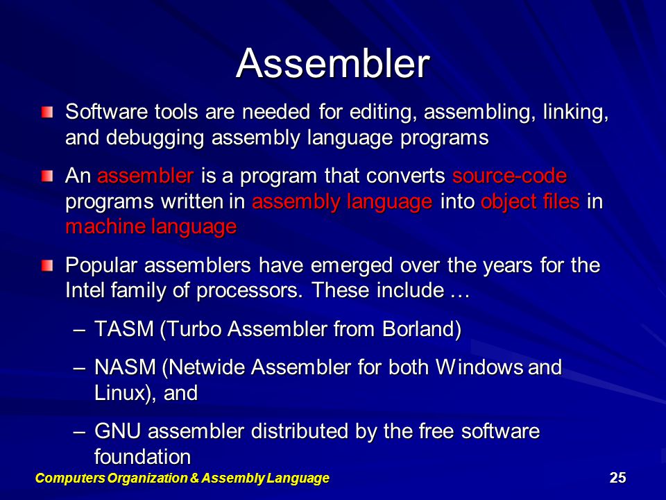 8086 Microprocessor Tasm Software