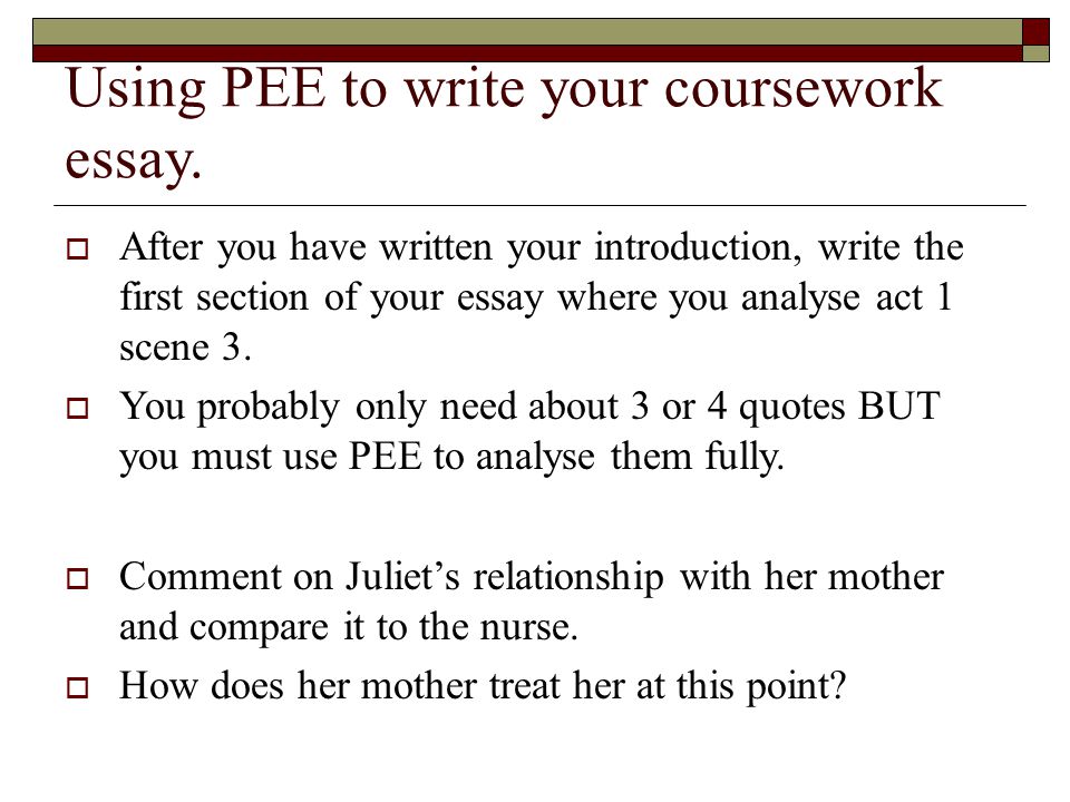Coursework Essays