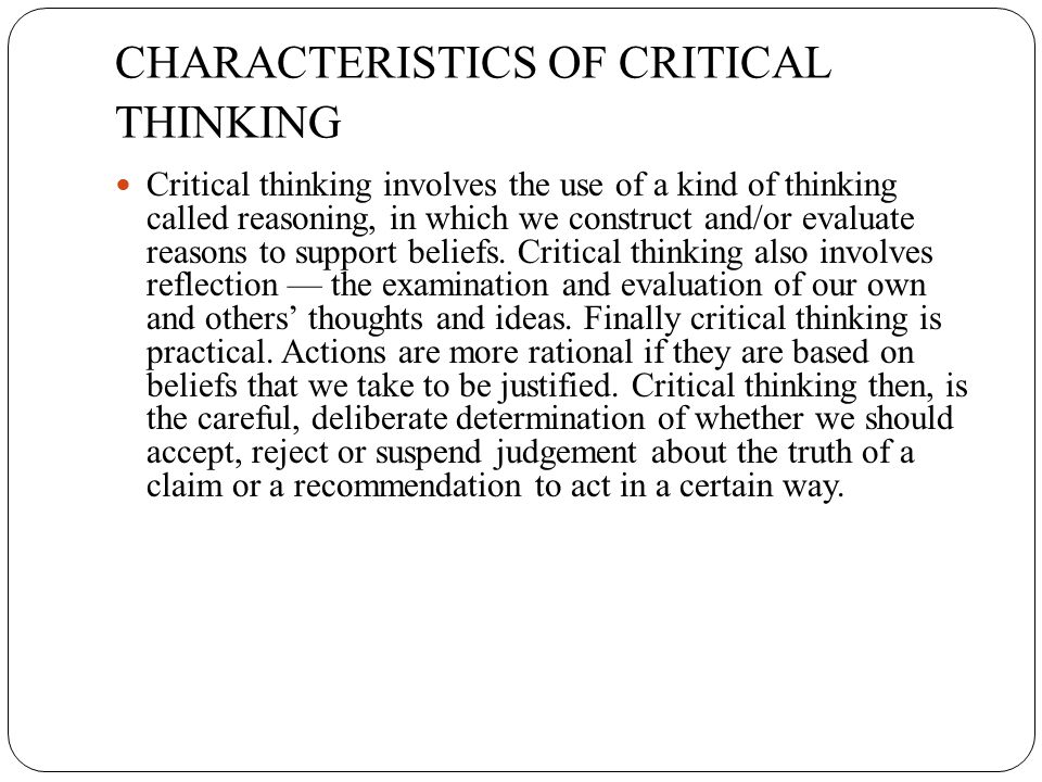 Apply reflective practice critical thinking and analysis in health