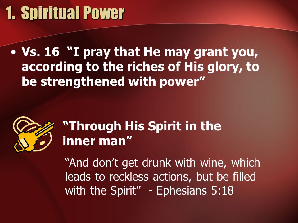 1. Spiritual Power 1. Spiritual Power Vs.