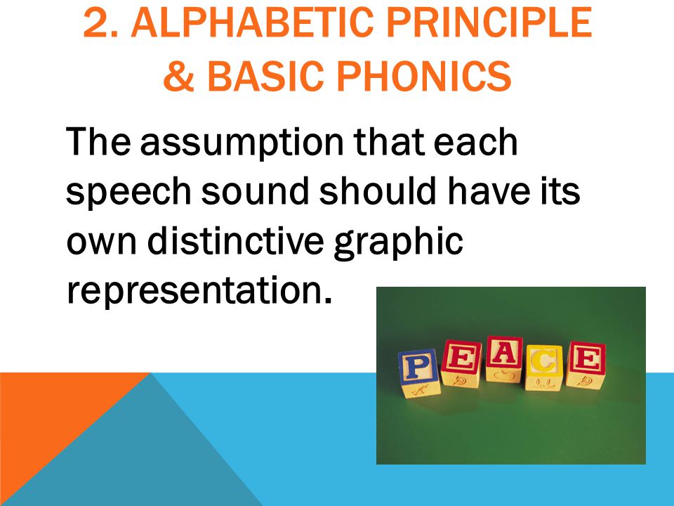 The assumption that each speech sound should have its own distinctive graphic representation.