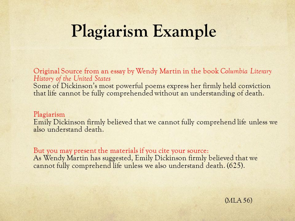 Plagiarism Essays