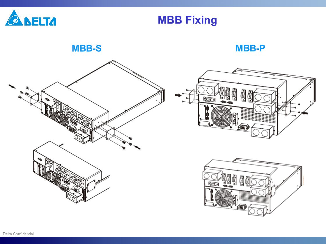 Delta Confidential MBB Fixing MBB-S MBB-P