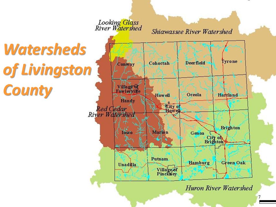 Watersheds of Livingston County