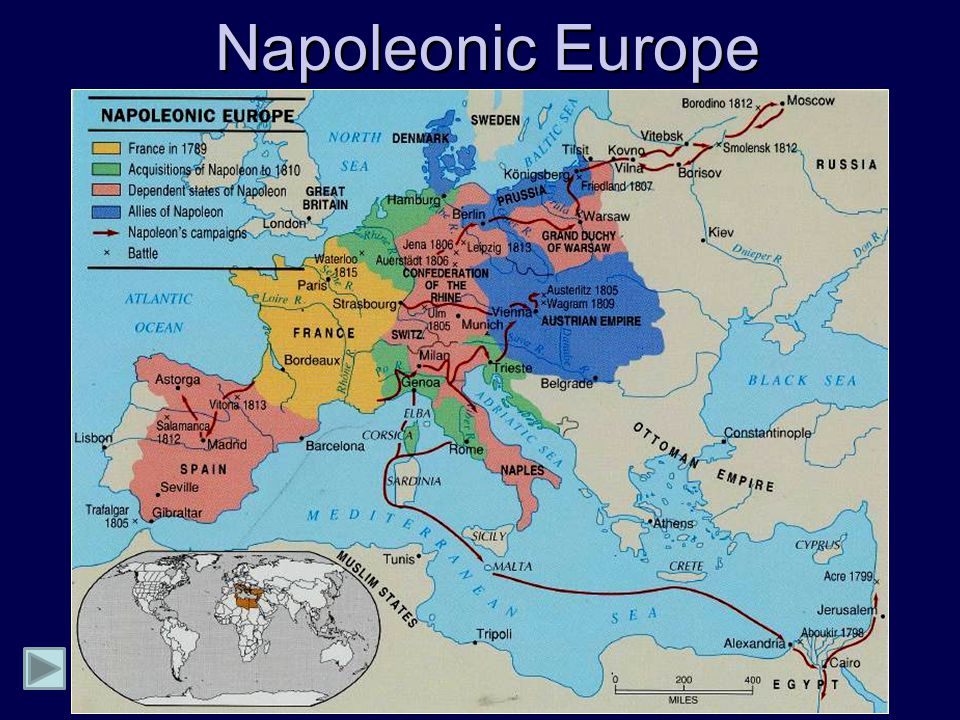 Europe In Napoleonic Napoleons Major Military Campaigns Europe In Napoleonic Napoleons Major Military Campaigns