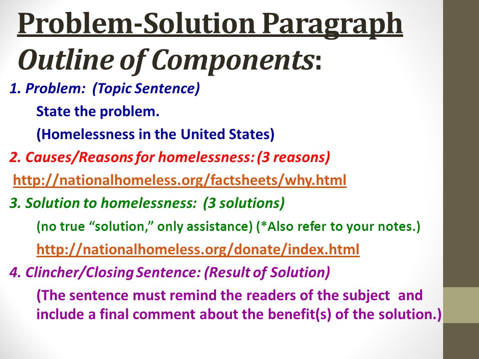 Propose A Solution Essay