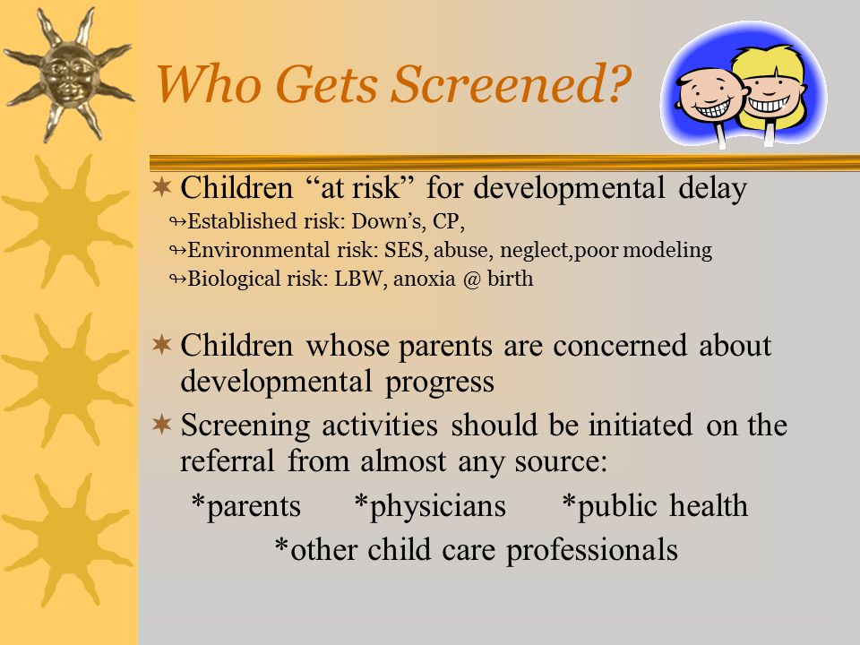 Who Gets Screened.