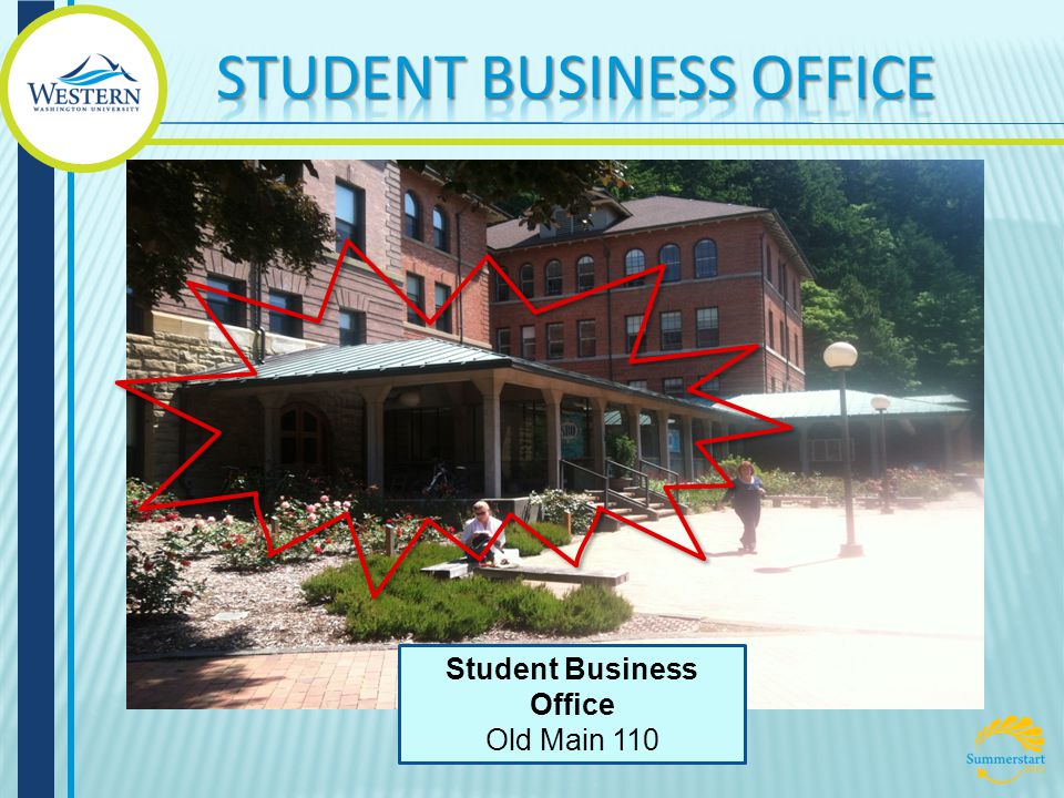 Student Business Office Old Main 110
