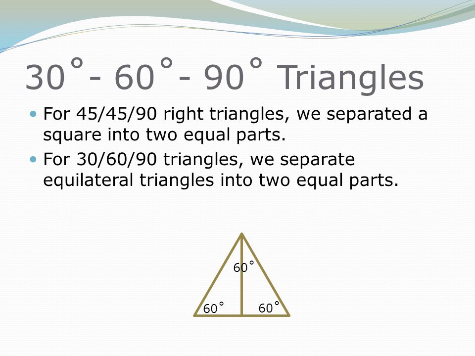 Printables 30-60-90 Triangle Worksheet 30 60 90 triangle worksheet a 7 4 intrepidpath 45 triangles drawing the diagonal of square separates