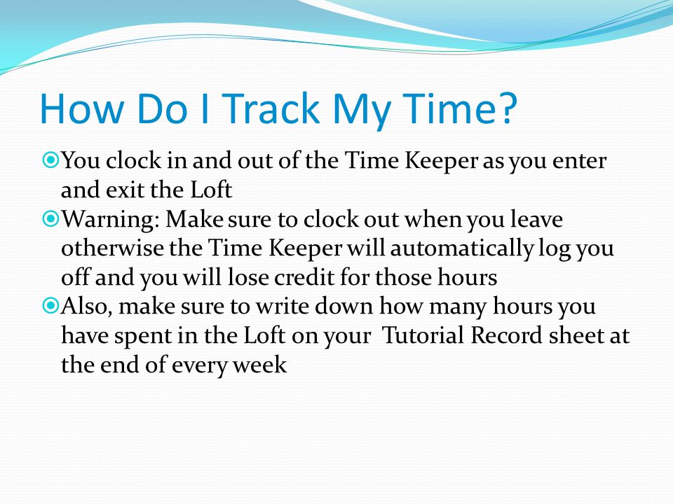 How Do I Track My Time.