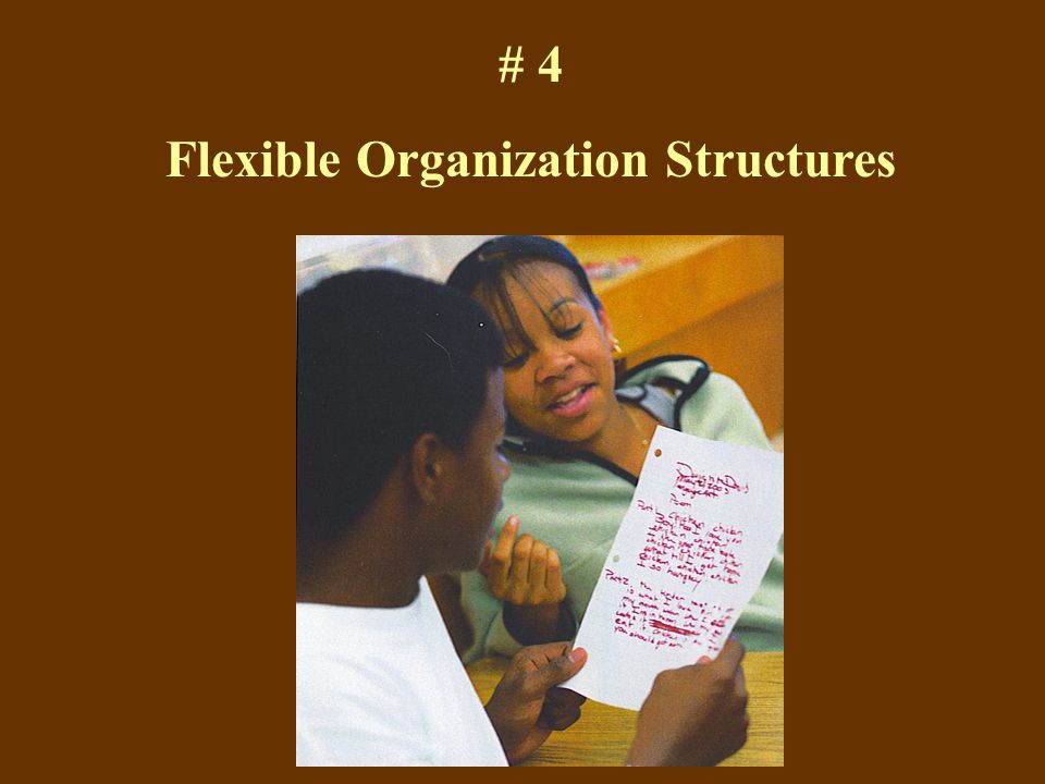 # 4 Flexible Organization Structures