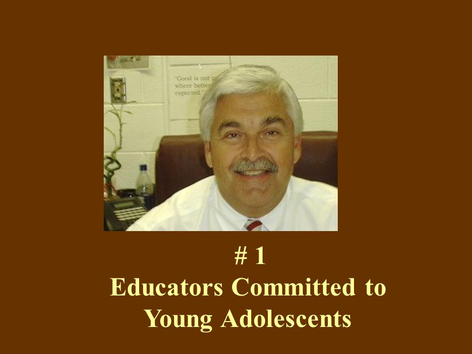 # 1 Educators Committed to Young Adolescents