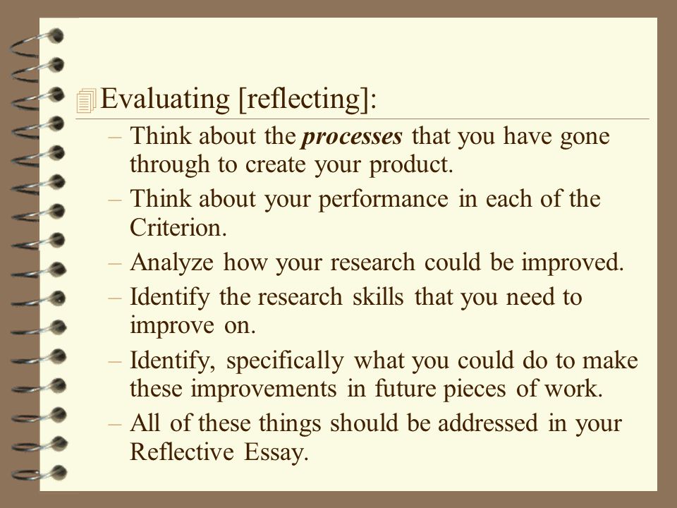 essays on personal reflection Examples from reflection essays disciplinary awareness “the research i did this summer focused on sorption of cesium and strontium by soils. essays on personal reflection Examples from reflection essays disciplinary awareness “the research i did this summer focused on sorption of cesium and strontium by soils.