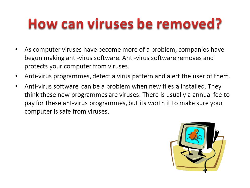 As computer viruses have become more of a problem, companies have begun making anti-virus software.