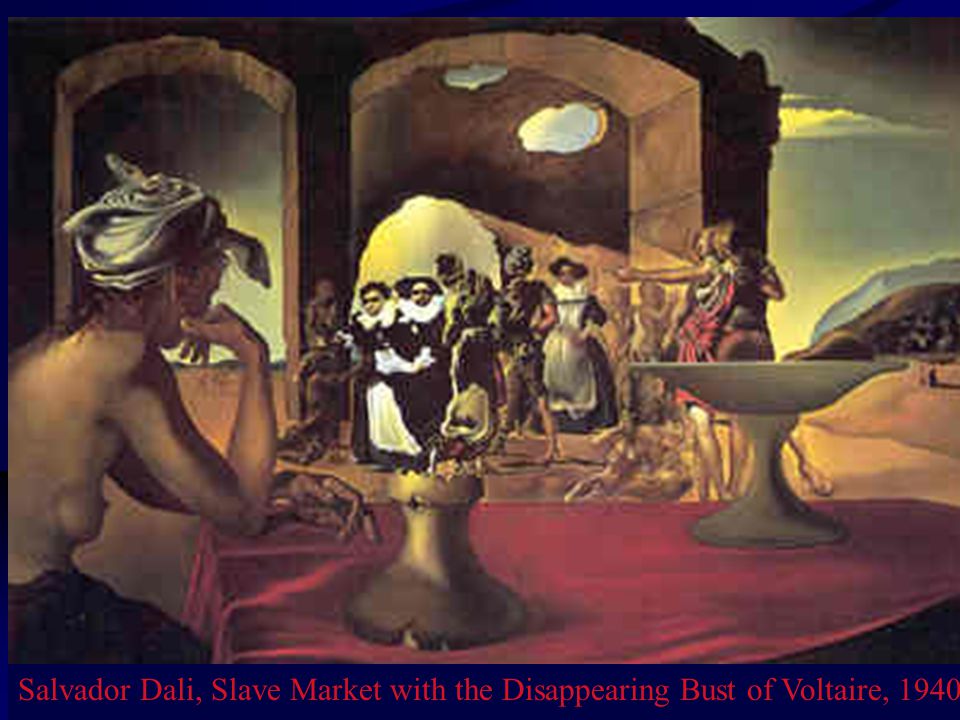 Salvador Dali, Slave Market with the Disappearing Bust of Voltaire, 1940