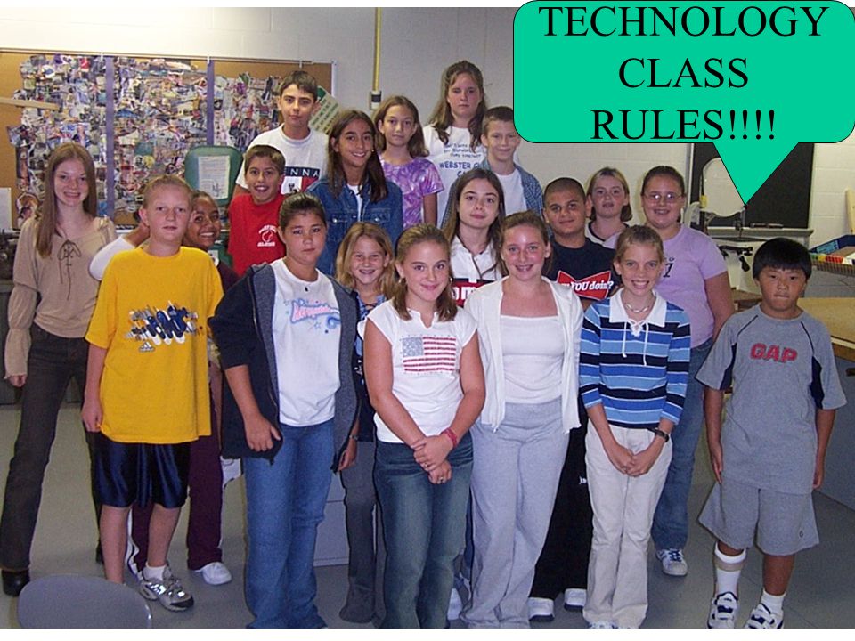 TECHNOLOGY CLASS RULES!!!!