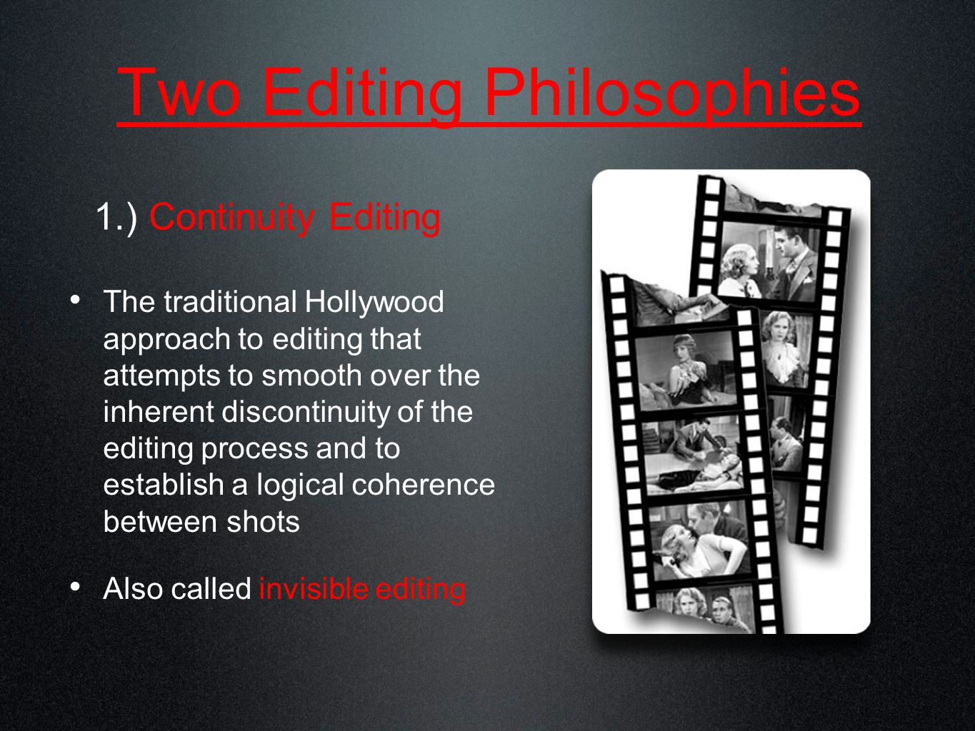 continuity editing