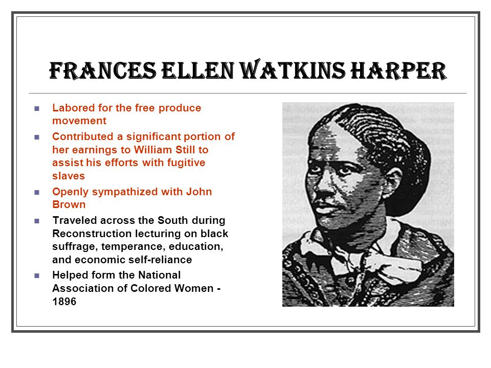 frances ellen watkins harper and the slave mother and essay frances ellen watkins harper and the slave mother and essay