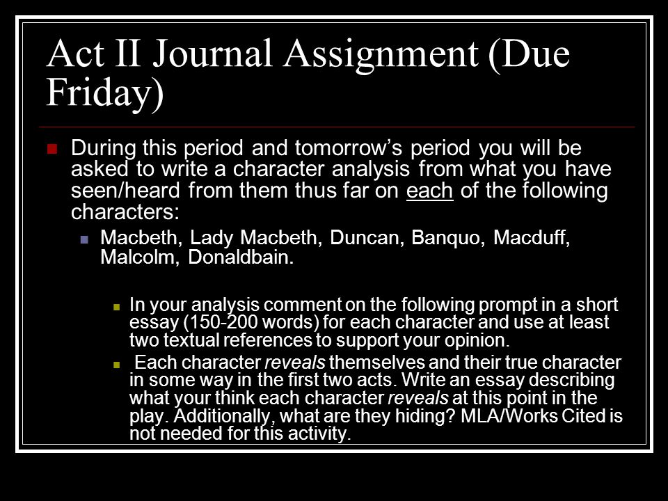Lady Macbeth Character Analysis Essay
