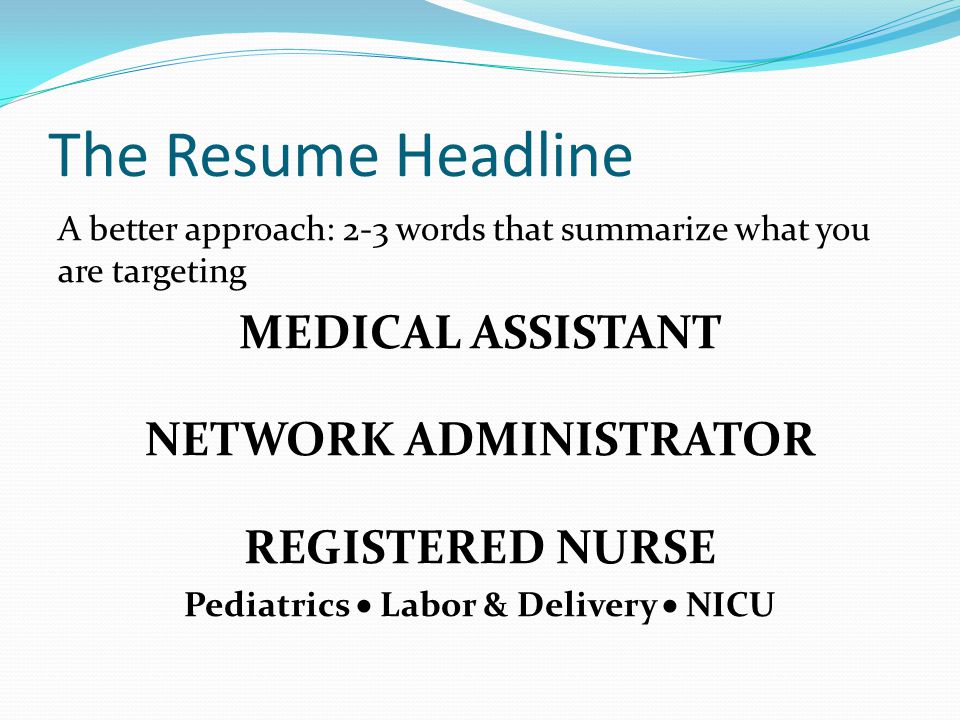 meaning of resume headline rent interpretomics co